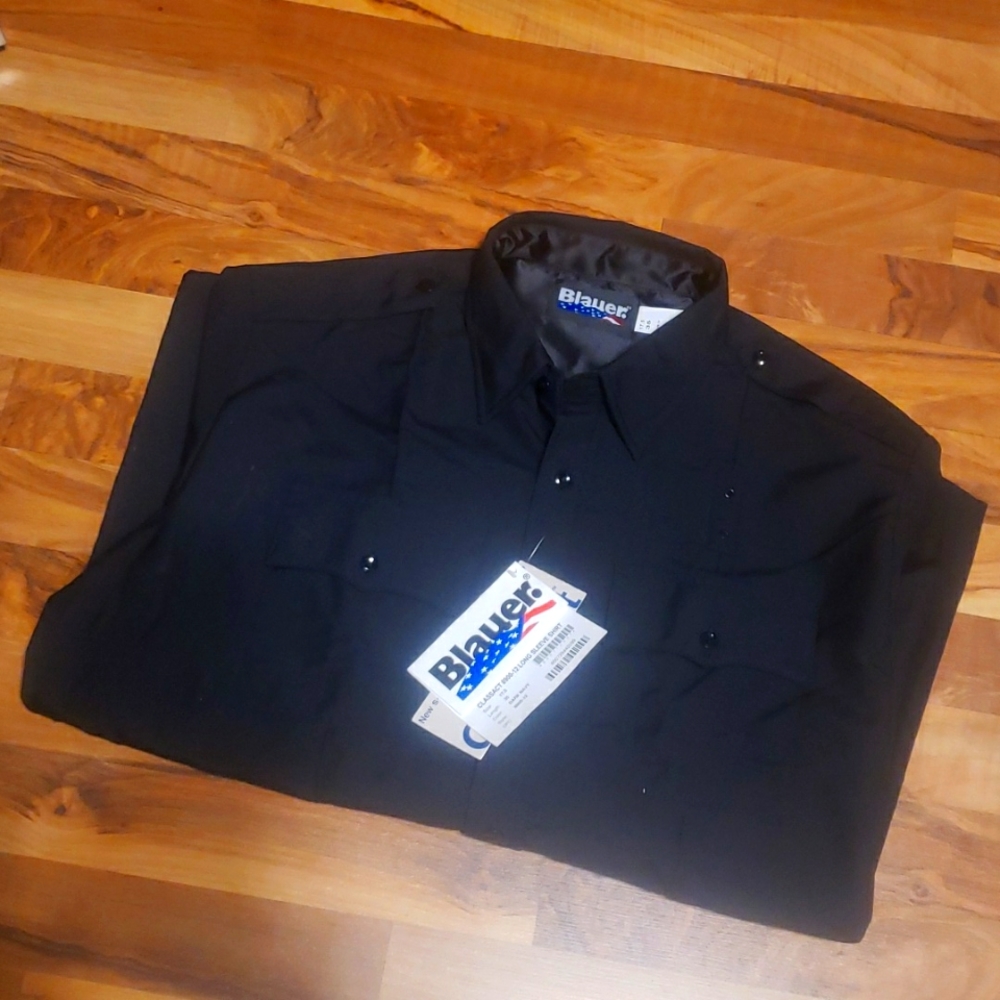 Blauer Classact 8900-12 Long sleeve 17.5 Navy